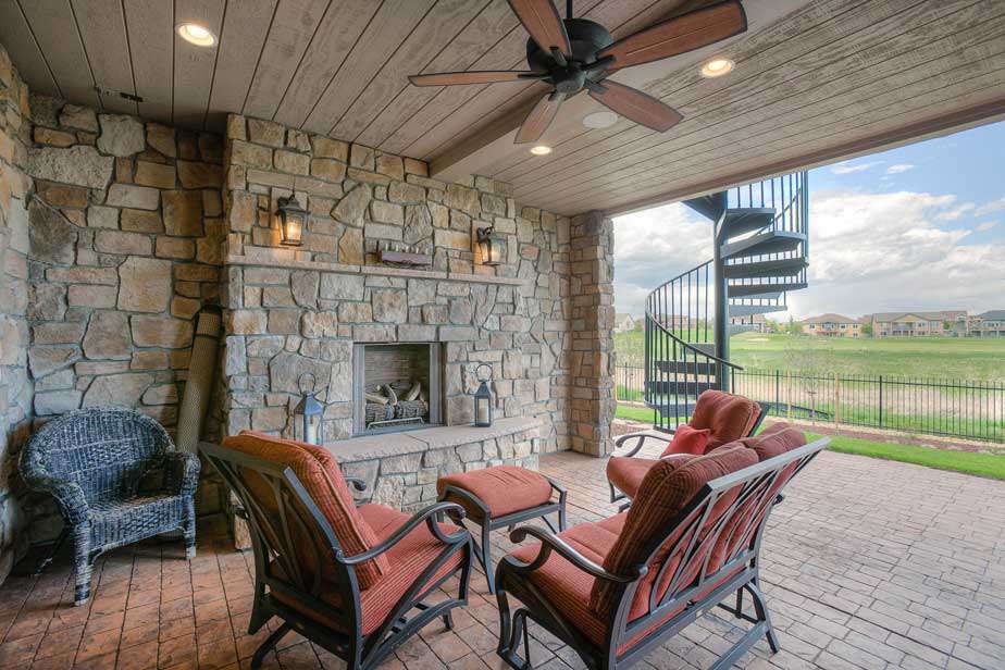 Outdoor Living with Trex and Wood Paneling and decks