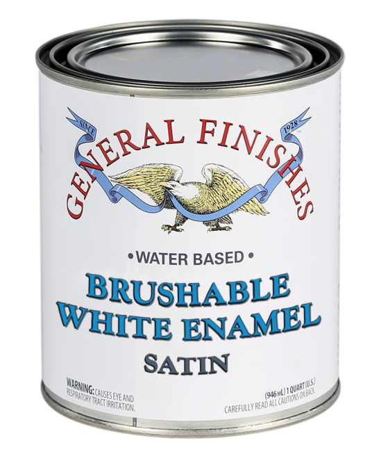 Brushable White Enamel - General Finishes - Ardec - Finishing Products